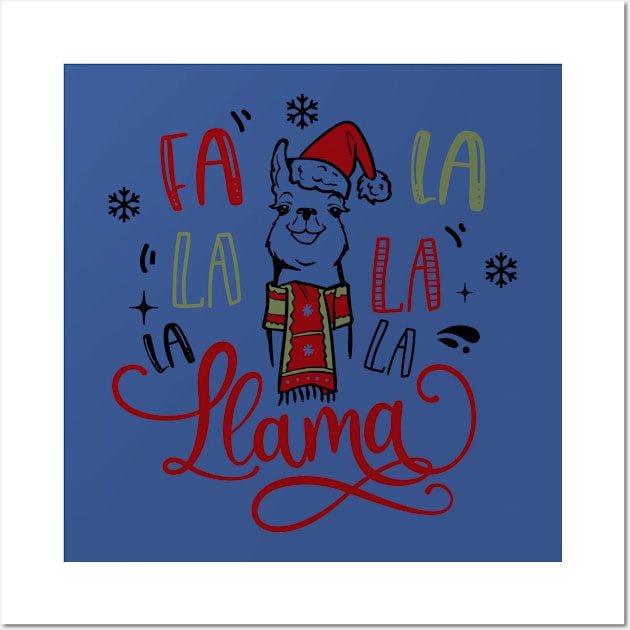 Fa La La La Llama Wall Art by holidaystore